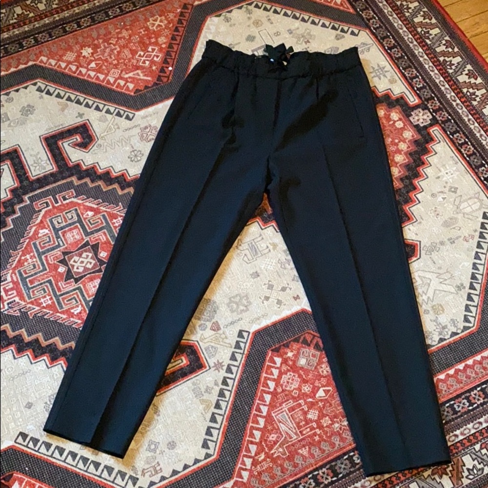 REISS Perry Black Pants Size 6 NWOT